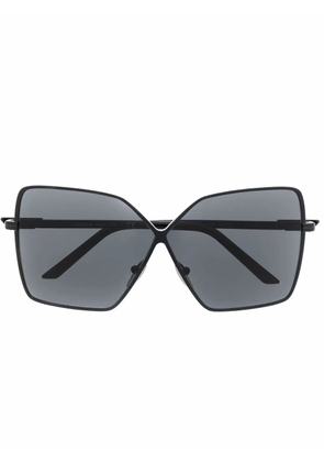 Prada Eyewear oversized butterfly-frame sunglasses - Black