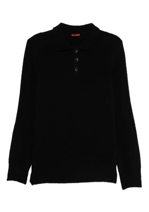 Barena long-sleeve polo jumper - Black