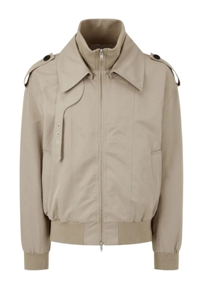 TOMBOY zip-up military jacket - Neutrals