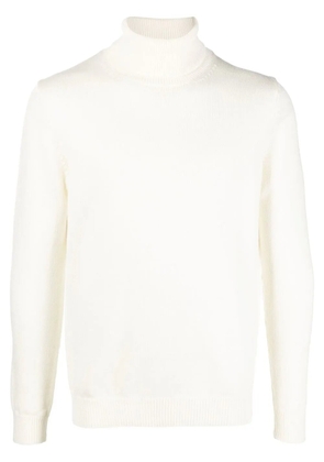 Roberto Collina ribbed hem roll-neck sweater - Neutrals