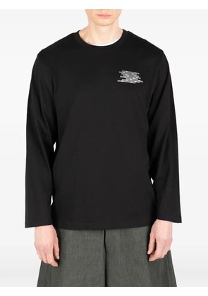 Société Anonyme Binary long-sleeves T-shirt - Black