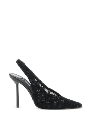 Le Silla Chantilly slingback pointed pumps - Black