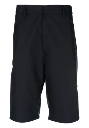 Lardini logo-patch bermuda shorts - Blue