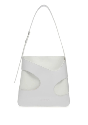 Ferragamo textured shoulder bag - White
