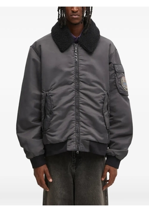 Napapijri A-Nemes textured-collar jacket - Grey