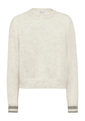 Brunello Cucinelli crew-neck sweater - Neutrals