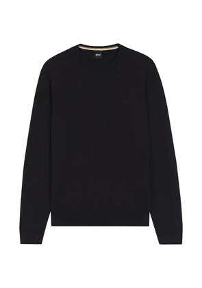BOSS crew-neck sweatshirt - Blue