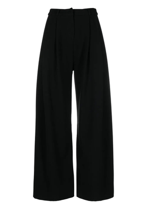 Loulou pleat-detail palazzo pants - Black