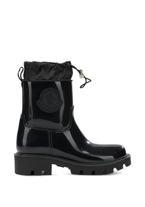 Moncler Kickstream logo lug-sole boots - Black