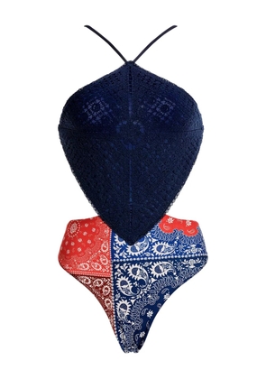 Agua Bendita Adara crochet-lace paisley swimsuit - Atma