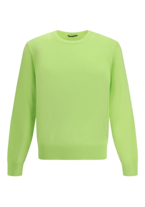 TOM FORD crew-neck cotton sweater - Green