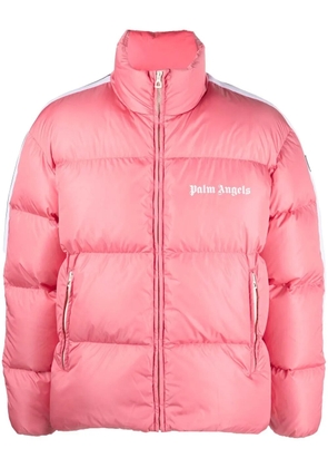 Palm Angels logo-print padded jacket - Pink