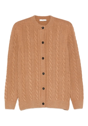 The Row Loneke cable-knit cardigan - Brown