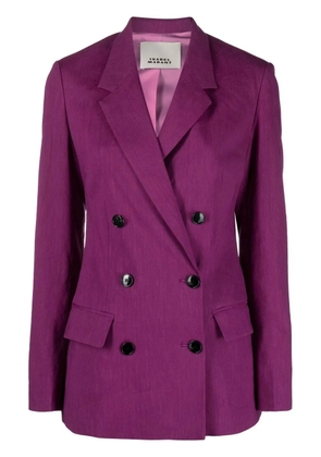ISABEL MARANT Sheril double-breasted blazer - Pink