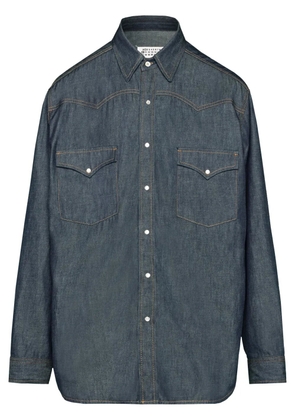 Maison Margiela long-sleeve denim shirt - Blue