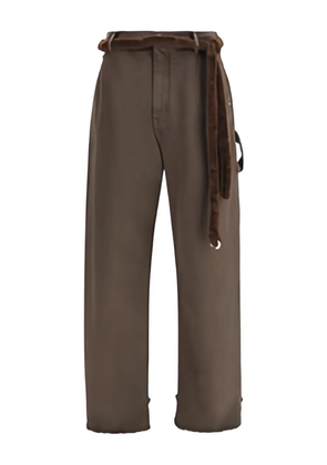 DARKPARK Lisa belt-loops trousers - Brown