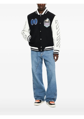 Off-White Royal Lea varsity jacket - Black