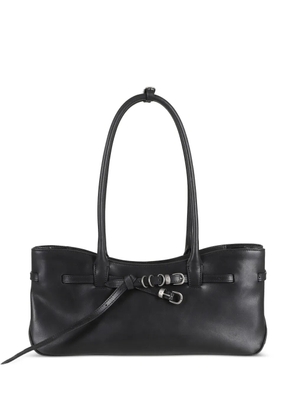 Marge Sherwood buckle-detail shoulder bag - Black