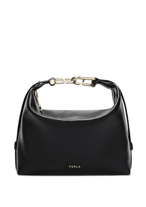 Furla Tonie textured shoulder bag - Black