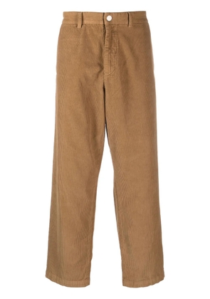 RANRA corduroy straight-leg trousers - Neutrals