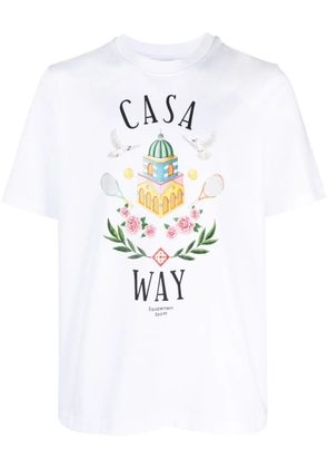 Casablanca Casa Way organic cotton T-shirt - White