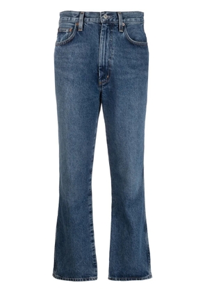 AGOLDE high-waist cropped jeans - Blue