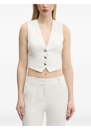 HUGO button-up vest - White