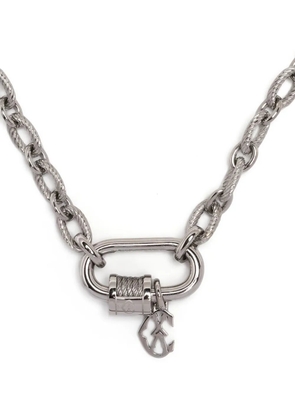 Charriol Forever Lock cable-link necklace - Silver