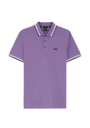 BOSS Paddy striped polo shirt - Purple
