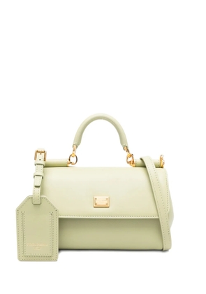 Dolce & Gabbana My Sicily top-handle logo tote bag - Green