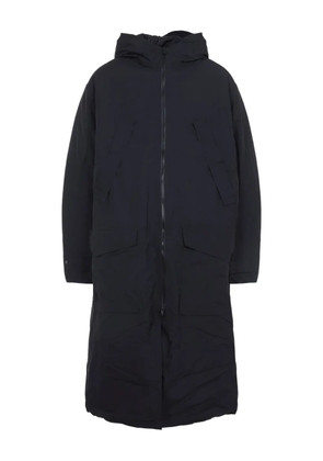 Y-3 hooded flap-pocket coat - Black