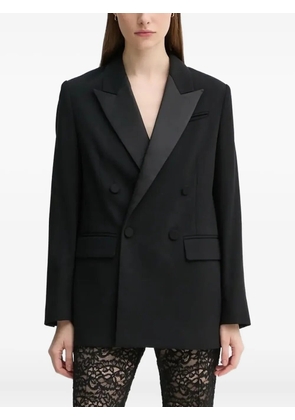 A.L.C. double-breasted satin-lapel blazer - Black