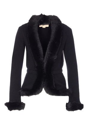 Valentino Garavani long-sleeve knitted jacket - Black