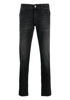 PT Torino washed denim slim-cut jeans - Black