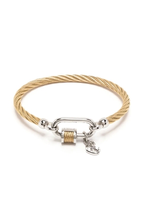 Charriol Forever Lock cable bangle - Gold