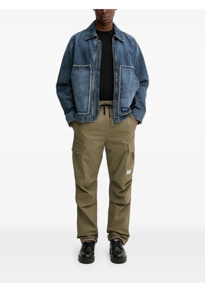 HUGO zip frayed jacket - Blue