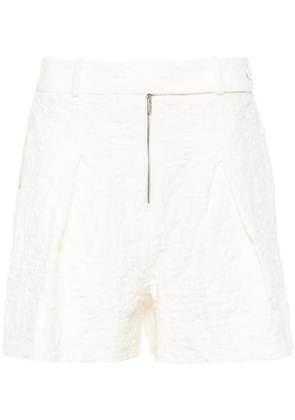 Jil Sander textured-finish shorts - Neutrals
