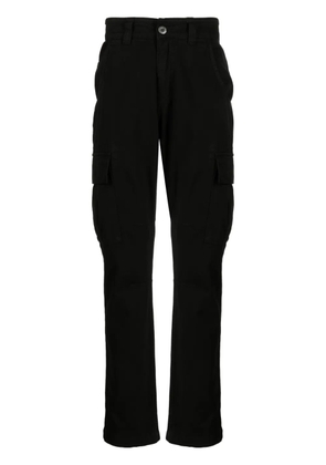 Alpha Industries straight-leg cotton cargo trousers - Black
