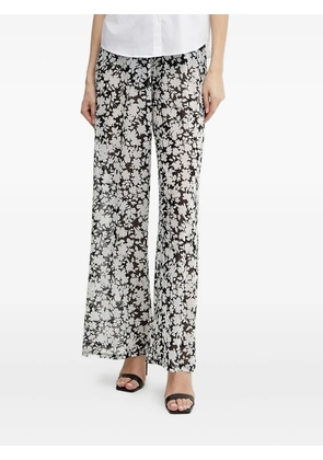Michael Michael Kors floral-print trousers - Black