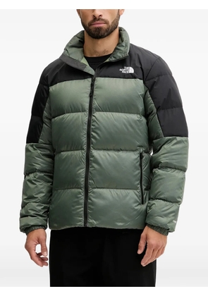 The North Face logo appliqué ski jacket - Green