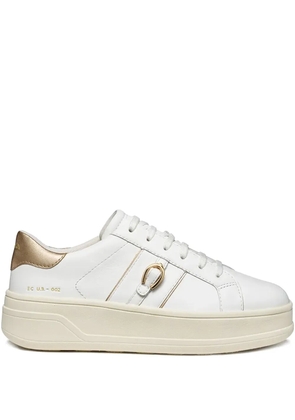 Geox Spherica Ecub buckle detail trainers - White