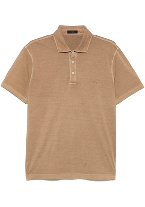 Fay jersey polo shirt - Brown
