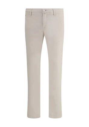 Jacob Cohën button-closure cotton trousers - Neutrals