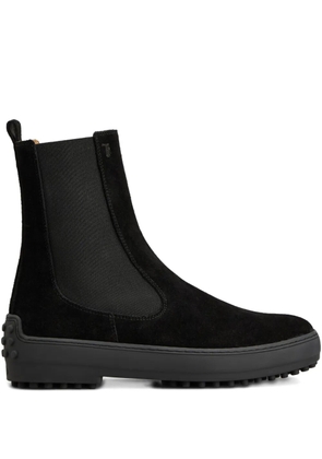 Tod's suede Chelsea boots - Black