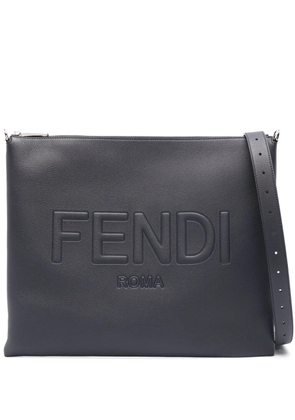 FENDI Fendi After leather shoulder bag - Blue