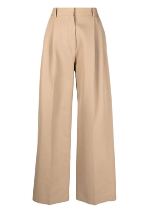 Calcaterra wide-leg tailored-cut trousers - Brown