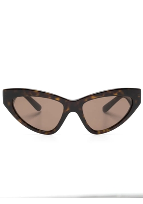 Dolce & Gabbana Eyewear cat-eye frame sunglasses - Brown