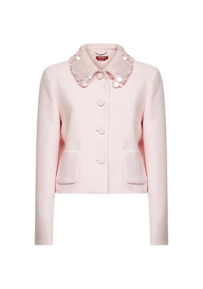 Max Mara sequin-embellishment blazer - Pink