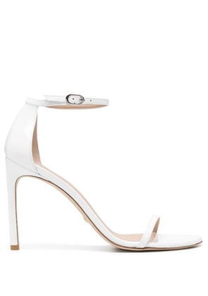 Stuart Weitzman Nudistsong 110mm leather sandals - White