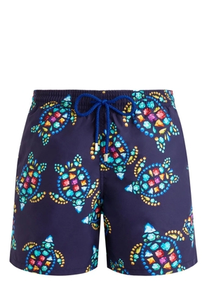 Vilebrequin Vendôme Turtles-print swim shorts - Blue
